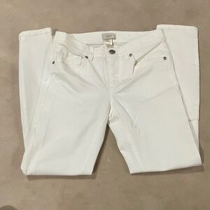 Loft Outlet - Modern Skinny Ankle White Jeans, Size 0
